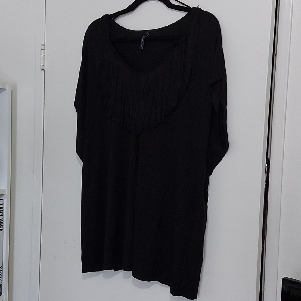 M Studio Collection Ladies 3X Fringe T Shirt